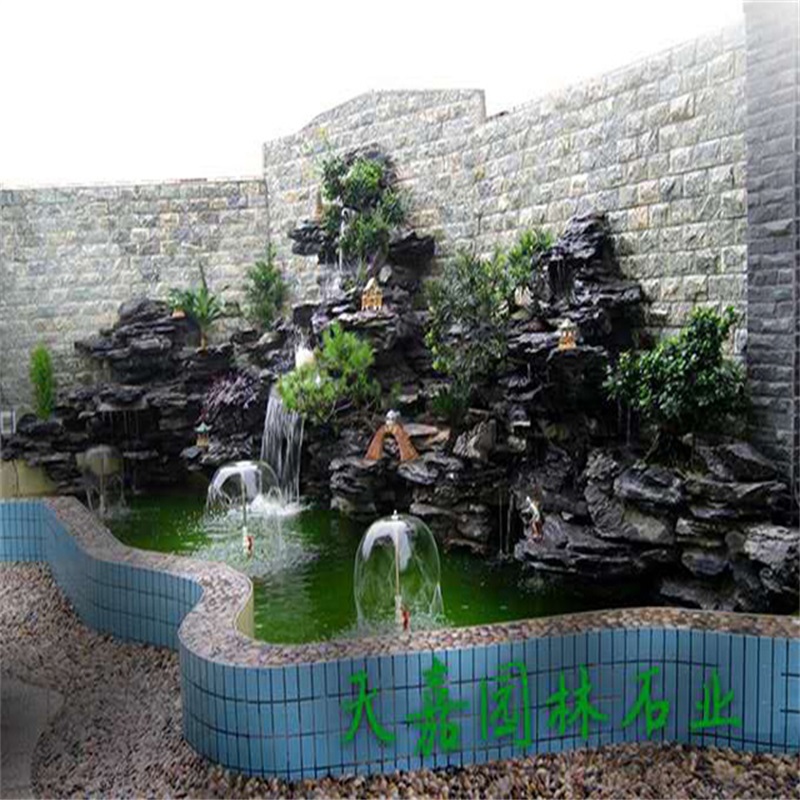 张家界小庭院水景设计